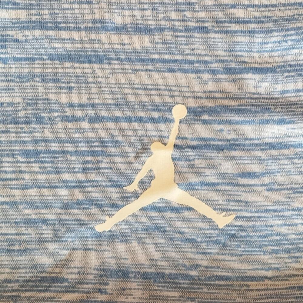 Nike Jordan North Carolina Tar Heels Shirt Mens XL Blue Dri-FIT Long Sleeve - Picture 4 of 11